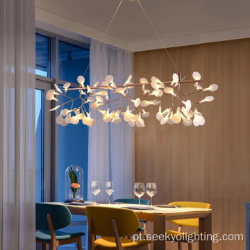 Lustre de lustre led Luz moderna para sala de estar